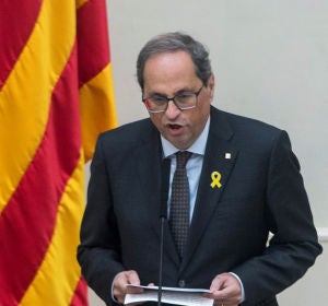 El presidente de la Generalitat, Quim Torra El presidente de la Generalitat, Quim Torra