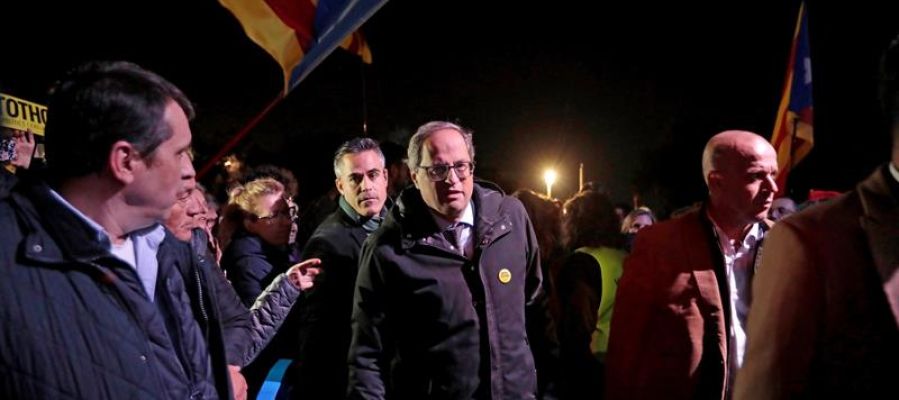 El presidente de la Generalitat, Quim Torra El presidente de la Generalitat, Quim Torra
