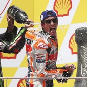 Marc Márquez tras ganar en Sepang Marc Márquez tras ganar en Sepang