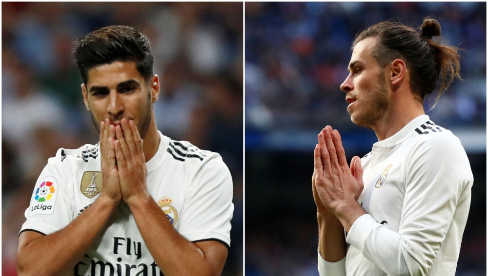 Asensio y Bale se lamentan