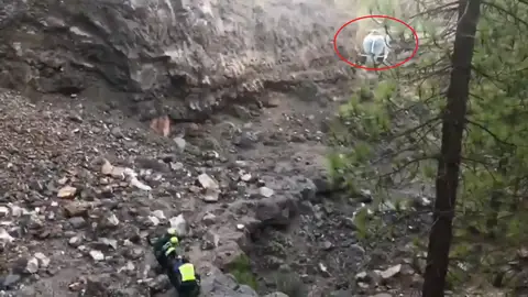 Rescate a un cazador herido Rescate a un cazador herido