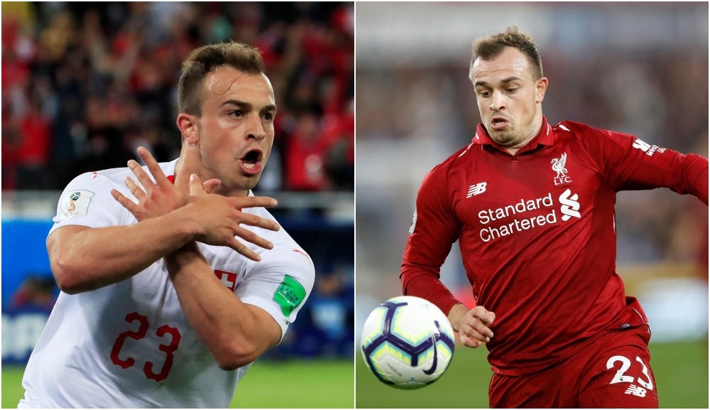 Shaqiri no viaja a Belgrado por seguridad tras su polémica celebración de un gol en el Mundial ante Serbia Shaqiri no viaja a Belgrado por seguridad tras su polémica celebración de un gol en el Mundial ante Serbia