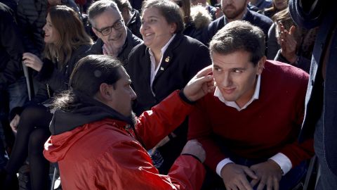 Albert Rivera en Alsasua. 