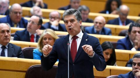 El portavoz popular, Ignacio Cosid&oacute;, en un pleno del Senado