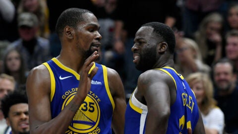Kevin Durant y Draymond Green