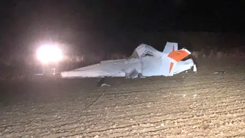 accidente avioneta Cervera del Llano cuenca