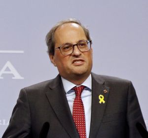 El presidente de la Generalitat, Quim Torra El presidente de la Generalitat, Quim Torra