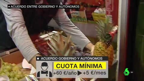 Aumento de la cuota m&iacute;nima a cambio de m&aacute;s protecci&oacute;n social: estas son las claves del principio de acuerdo entre aut&oacute;nomos y Gobierno