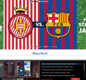 Girona vs FC Barcelona en el Miami Herald Girona vs FC Barcelona en el Miami Herald