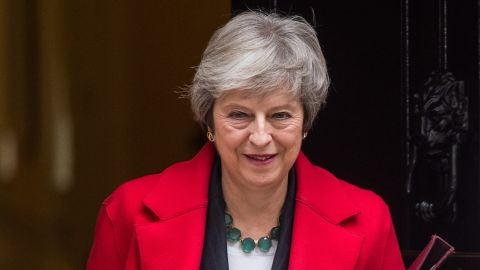 La primera ministra brit&aacute;nica, Theresa May
