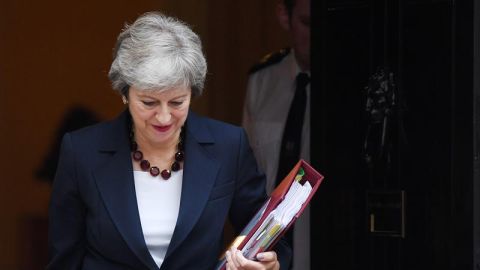 La primera ministra brit&aacute;nica, Theresa May