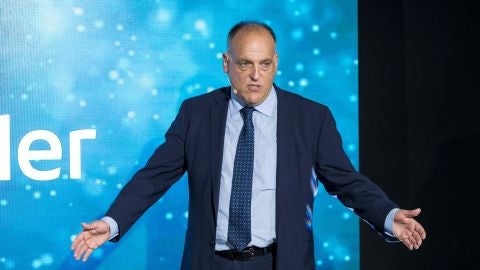 El presidente de LaLiga, Javier Tebas