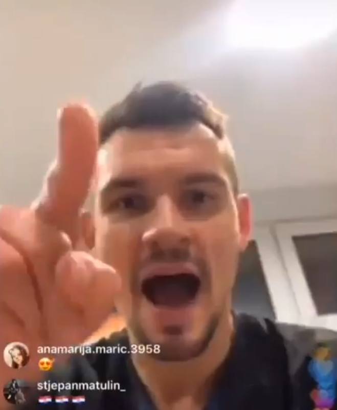 La UEFA sanciona con un partido a Lovren por su vídeo contra la selección española La UEFA sanciona con un partido a Lovren por su vídeo contra la selección española