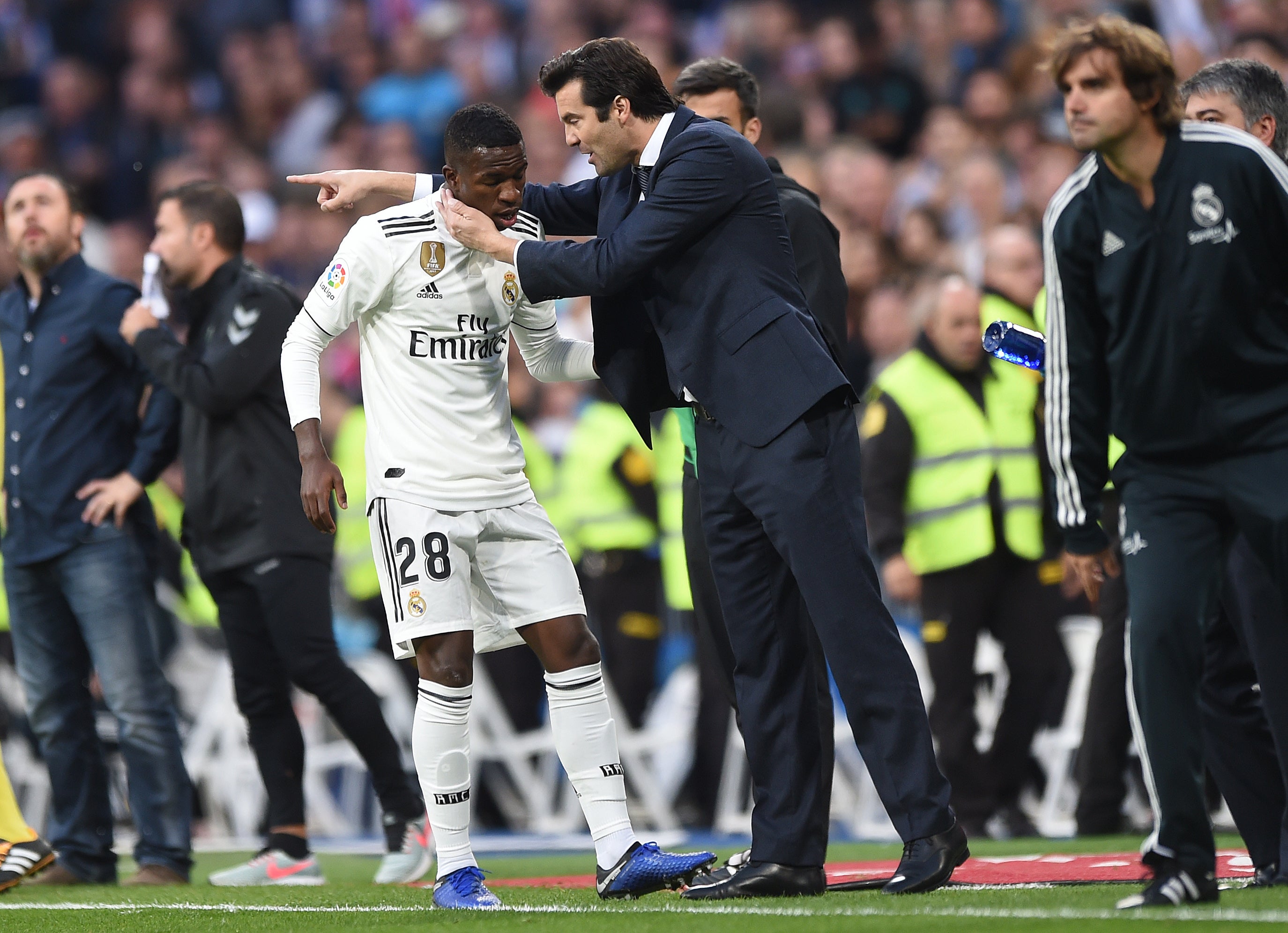 Vinicius elogia a Solari: "Me hizo llegar a Madrid con la cabeza traquila" Vinicius elogia a Solari: "Me hizo llegar a Madrid con la cabeza traquila"
