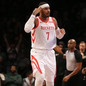 Carmelo Anthony, durante un partido con los Rockets Carmelo Anthony, durante un partido con los Rockets