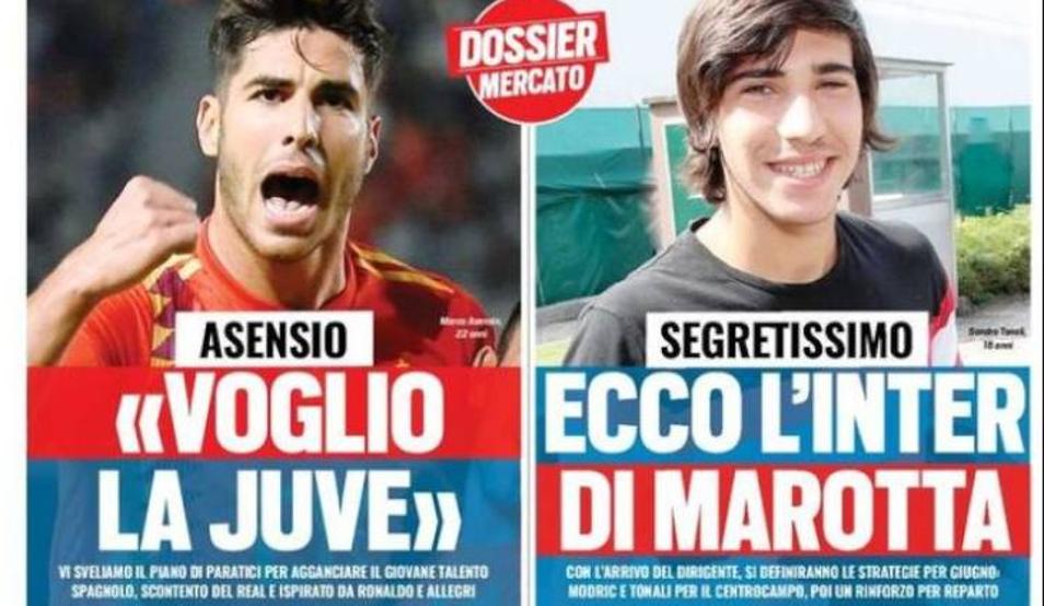 En Italia aseguran que Marco Asensio podría marcharse a la Juventus En Italia aseguran que Marco Asensio podría marcharse a la Juventus