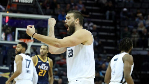 Marc Gasol, con los Grizzlies