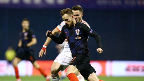 Ivan Rakitic, en el partido ante Espa&ntilde;a