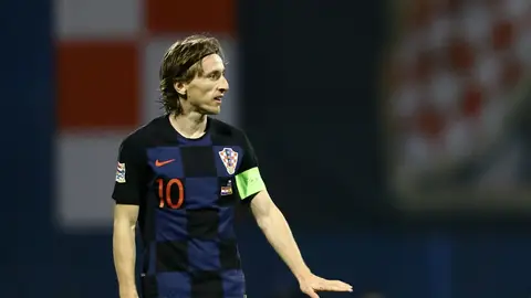 Luka Modric, con Croacia Luka Modric, con Croacia