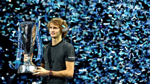 Zverev alza el t&iacute;tulo de la Copa Masters en Londres