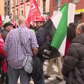 Imagen de la manifestación en Madrid por la saturación de los juzgados de cláusulas suelo Imagen de la manifestación en Madrid por la saturación de los juzgados de cláusulas suelo
