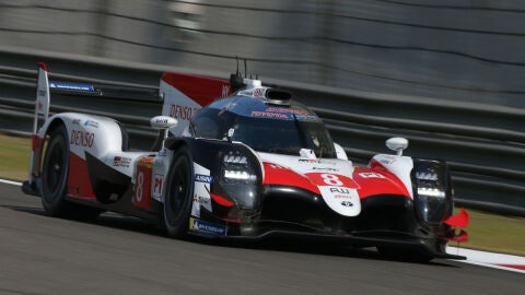 Fernando Alonso, con el Toyota