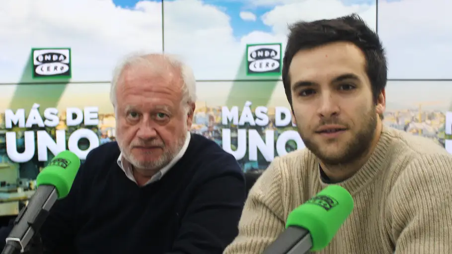 Juan Echanove y Ricardo Gómez durante una entrevista en Onda Cero Juan Echanove y Ricardo Gómez durante una entrevista en Onda Cero