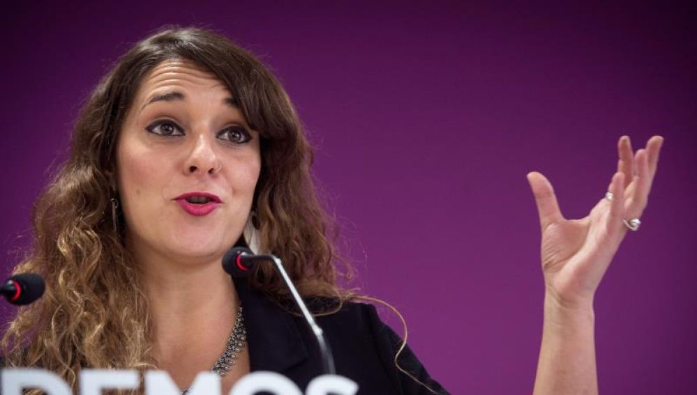 La coportavoz de la Ejecutiva de Podemos, Noelia Vera