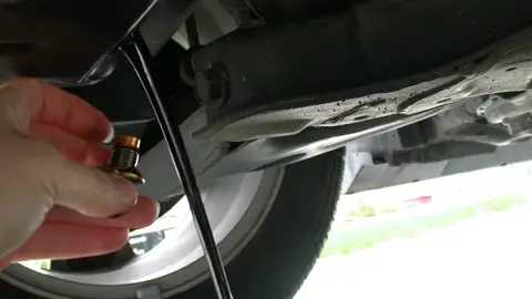 Cambio de aceite del motor del coche Cambio de aceite del motor del coche