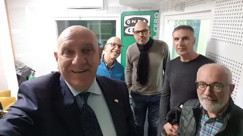 Tertulia en Onda Cero Ourense Abel Fraga, Lois Pardo,Luis Seara, Miguel Fidalga