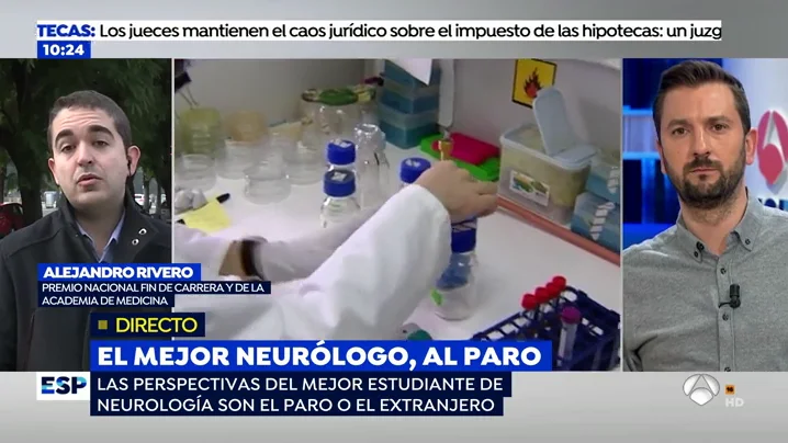 El mejor neurólogo de España, al paro: "Mi perspectiva es recorrer España entregando currículos" El mejor neurólogo de España, al paro: "Mi perspectiva es recorrer España entregando currículos"