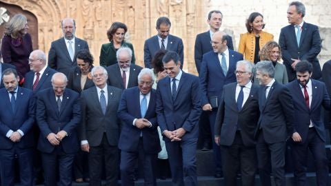 El presidente del Gobierno, Pedro S&aacute;nchez, ha recibido al primer ministro portugu&eacute;s, Antonio Costa