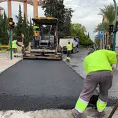 Trabajos de reasfaltado en Elche. Trabajos de reasfaltado en Elche.