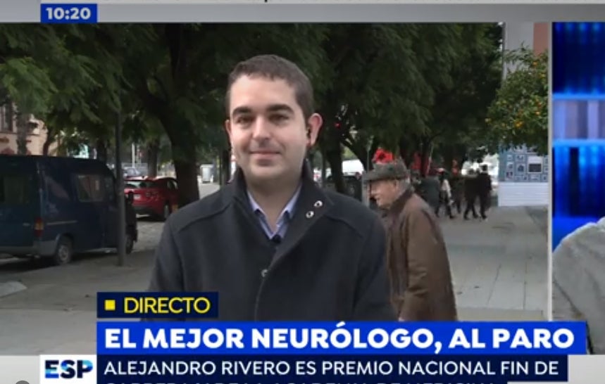 El mejor neurólogo de España, en el paro: "Mi perspectiva es recorrer el país entregando currículos" El mejor neurólogo de España, en el paro: "Mi perspectiva es recorrer el país entregando currículos"