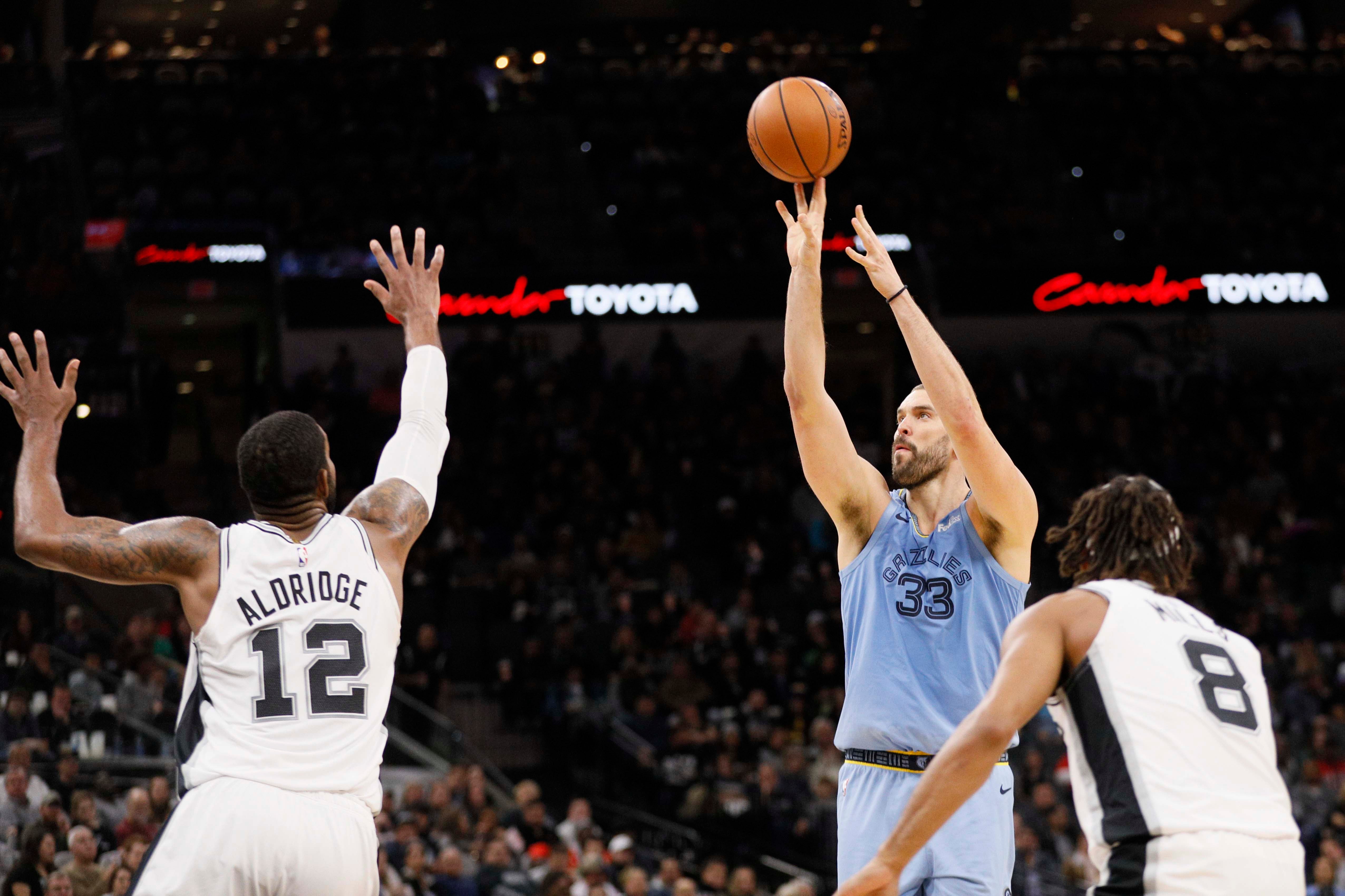 Los Grizzlies de un gran Marc Gasol alcanzan su quinta victoria consecutiva ante los Spurs Los Grizzlies de un gran Marc Gasol alcanzan su quinta victoria consecutiva ante los Spurs