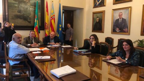 Comisi&oacute;n de Gobierno Abierto y Participativo celebrada hoy en el Ayuntamiento de Castell&oacute;n.