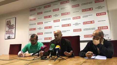 rueda de prensa CCOO cuenca