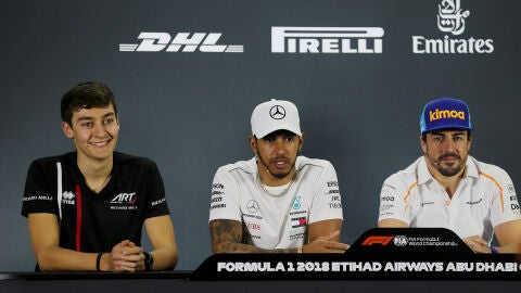 Fernando Alonso en su &uacute;ltima rueda de prensa