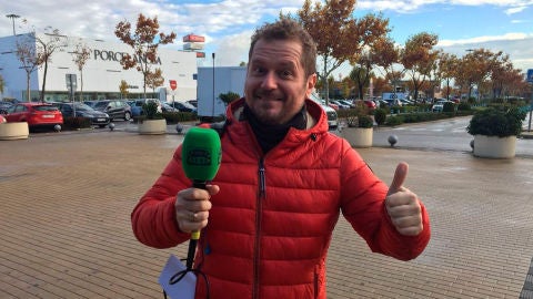 El Monaguillo haciendo reporterismo de masa madre