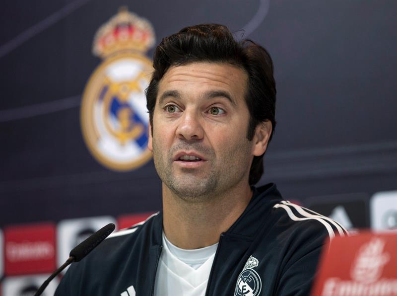 Solari: "El mérito es de los futbolistas" Solari: "El mérito es de los futbolistas"