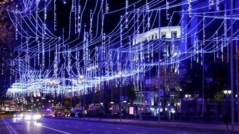 Imagen de las luces de Madrid