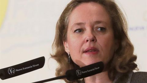 La ministra de Econom&iacute;a, Nadia Calvi&ntilde;o