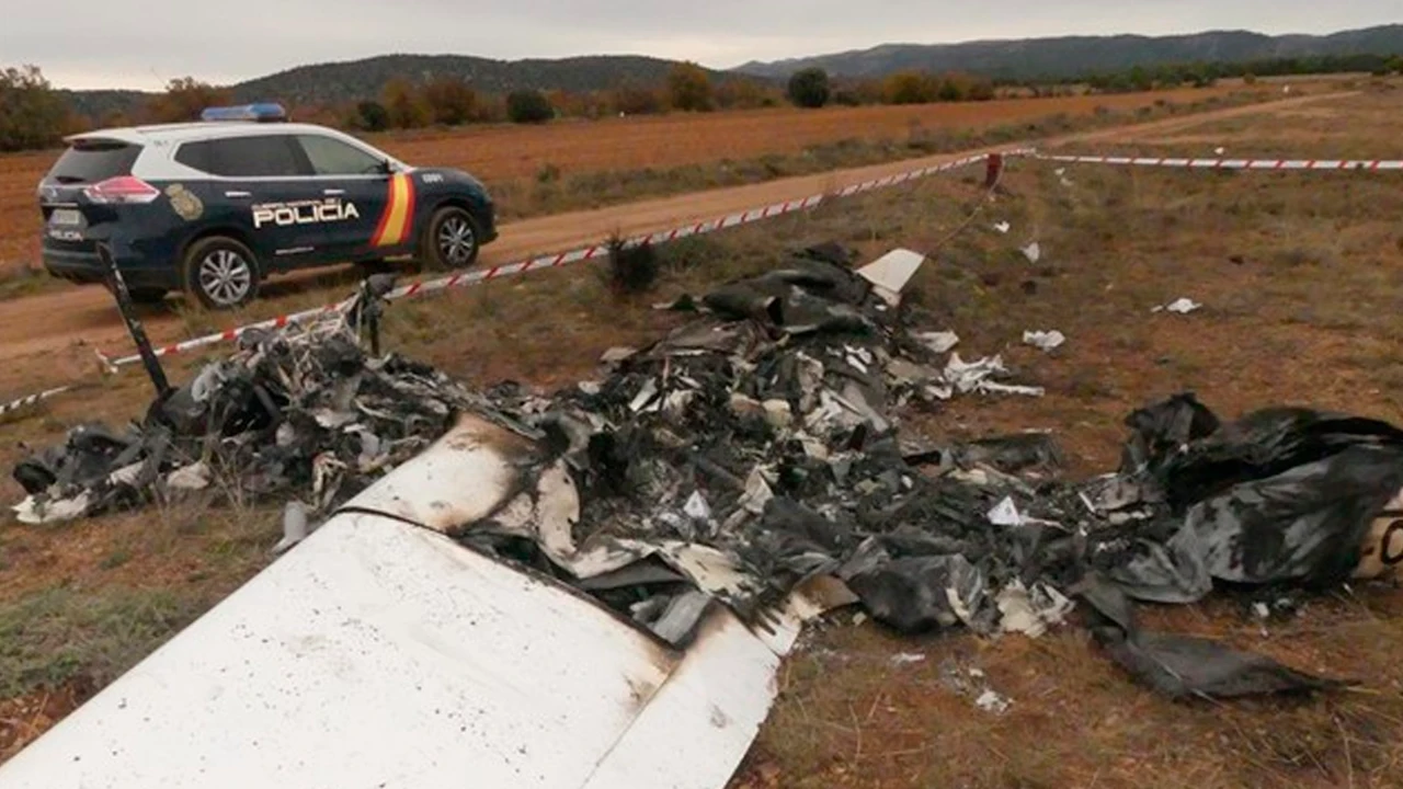 Hallan una avioneta calcinada sin constancia de víctimas en Teruel