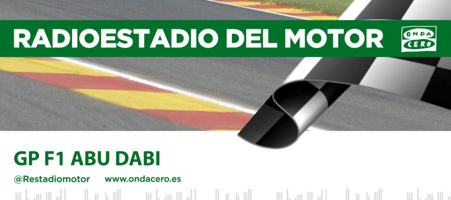 GP de Fórmula 1 de Abu Dabi en Radioestadio del motor GP de Fórmula 1 de Abu Dabi en Radioestadio del motor