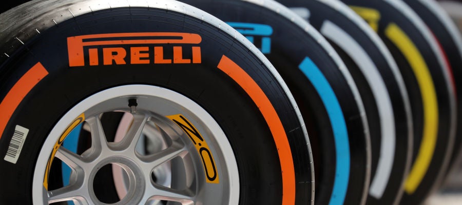 Los neumáticos Pirelli, antes de un Gran Premio Los neumáticos Pirelli, antes de un Gran Premio