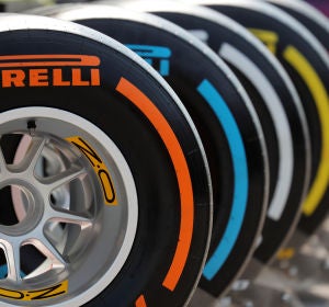 Los neumáticos Pirelli, antes de un Gran Premio Los neumáticos Pirelli, antes de un Gran Premio