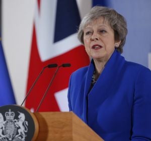 La primera ministra británica, Theresa May La primera ministra británica, Theresa May