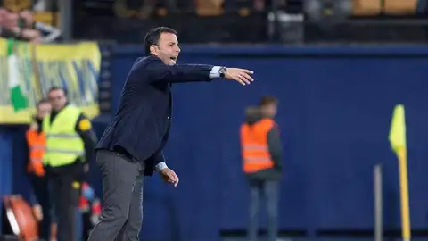 El entrenador del Villarreal, Javier Calleja El entrenador del Villarreal, Javier Calleja