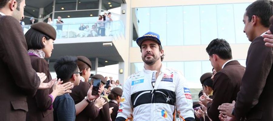 Fernando Alonso en el GP de Abu Dabi Fernando Alonso en el GP de Abu Dabi