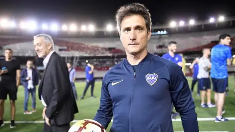 El entrenador del Boca, Guillermo Barros Schelotto El entrenador del Boca, Guillermo Barros Schelotto